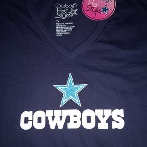 Woman's Cowboys T-shirt 1X